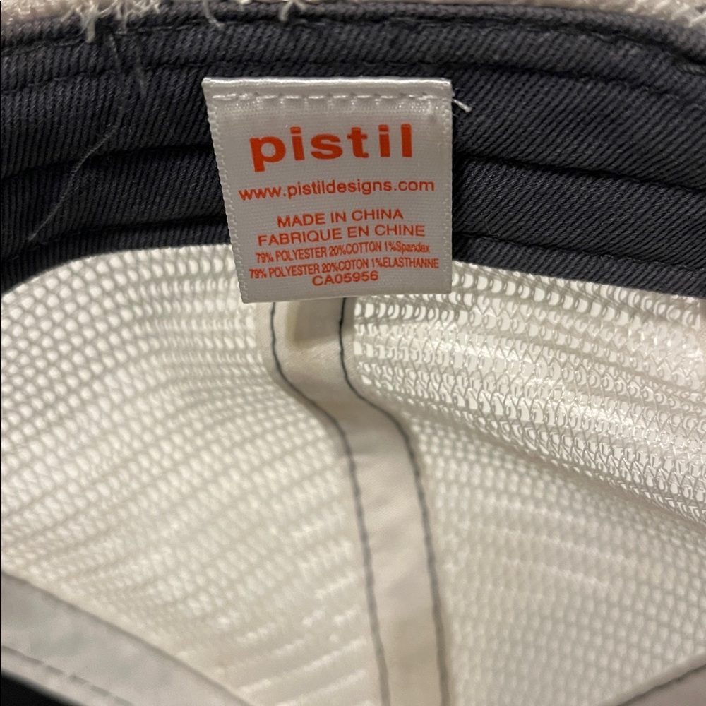 Pistil Gray Orange Teal White Mountains Trucker Hat - Picture 5 of 7